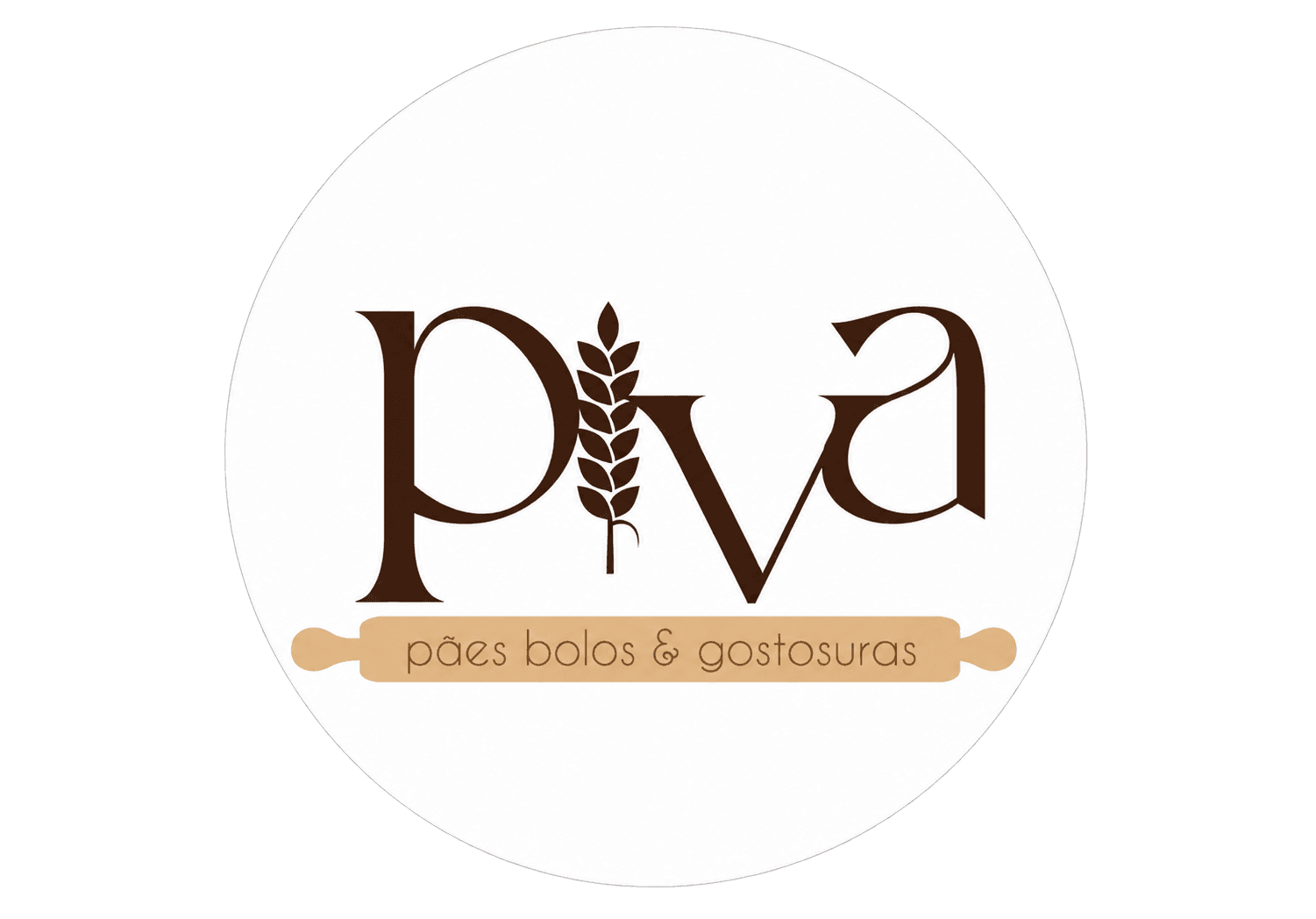 Logo Piva Pães, Bolos & Gostosuras